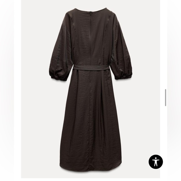 ZARA WOMAN COLLECTION Midi dress Size Medium NWT - Picture 8 of 12